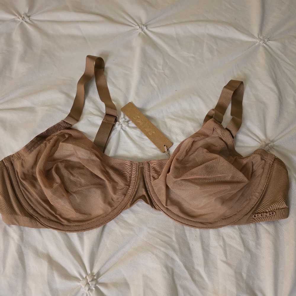 SKIMS Sienna Mesh Unlined Demi Bra